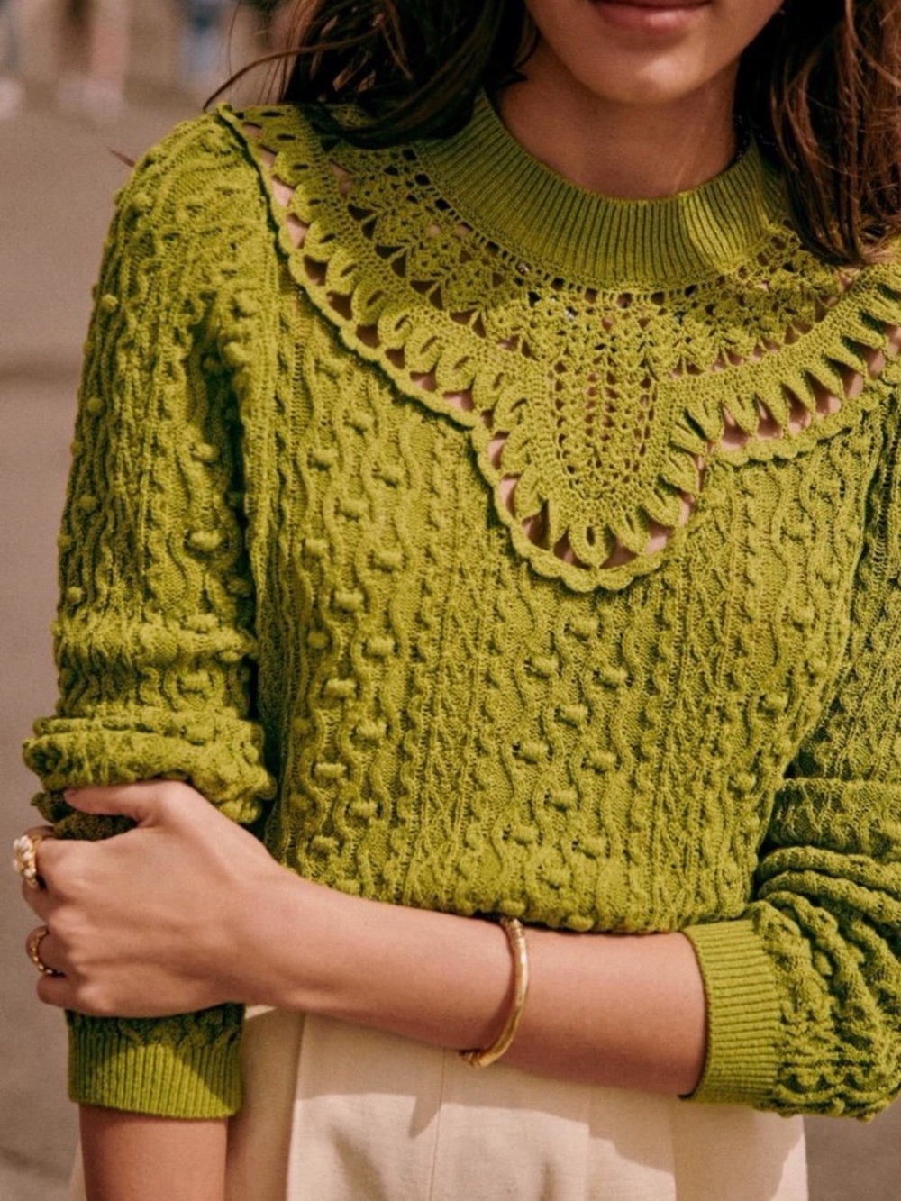 Sezane Alessandro
Jumper Sweater - green sz XS NEW - Picture 3 of 6